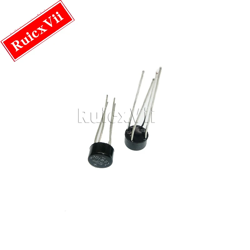 10pcs 2W10 2A1000V Rectifier bridge pile 2A Round bridge SEP New replaceable 2W06 2W08