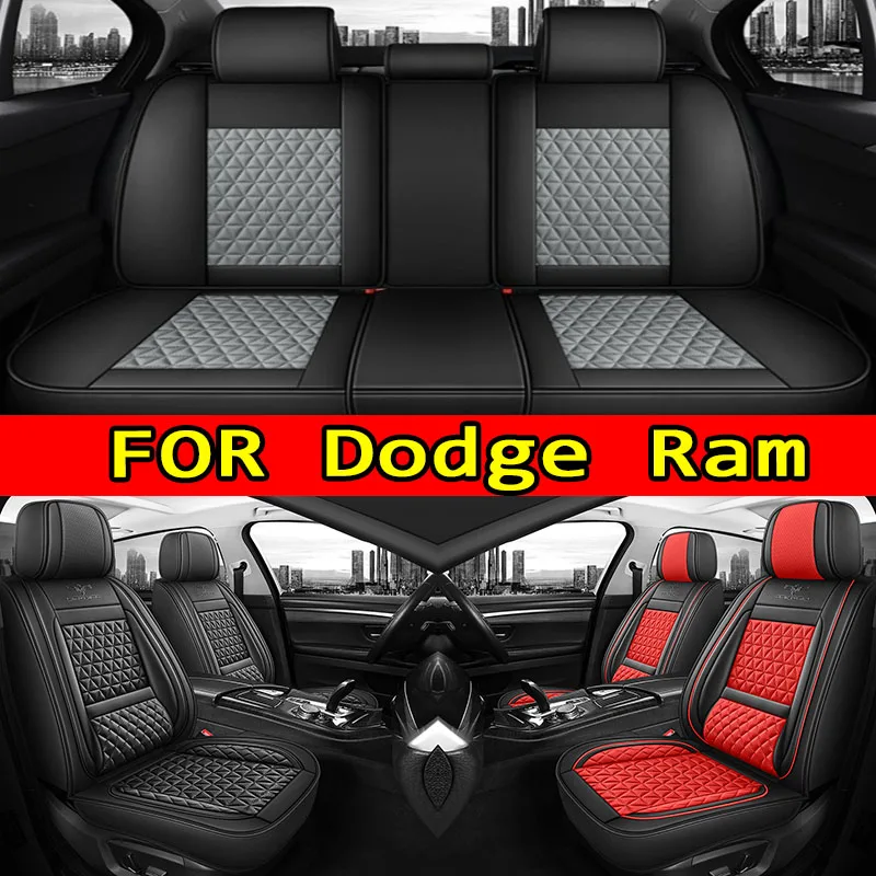 

FOR Dodge Ram Car seat cover waterproof PU leather soft and comfortable solid waist fully wrapped seat cover