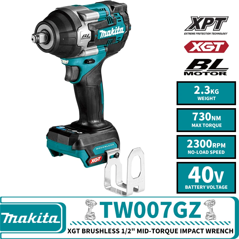 Makita TW007G Charging Wrench 40V Lithium Battery 1/2\