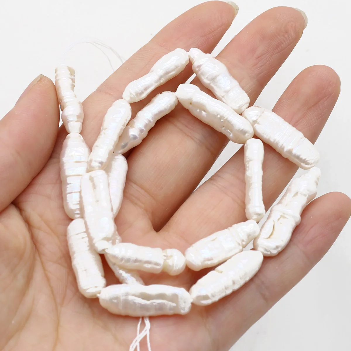 100%Natural Freshwater Pearls Beads Pipa Baroque Spacer Bead for Jewelry Making Supplies Diy Women Necklace Bracelet Earrings