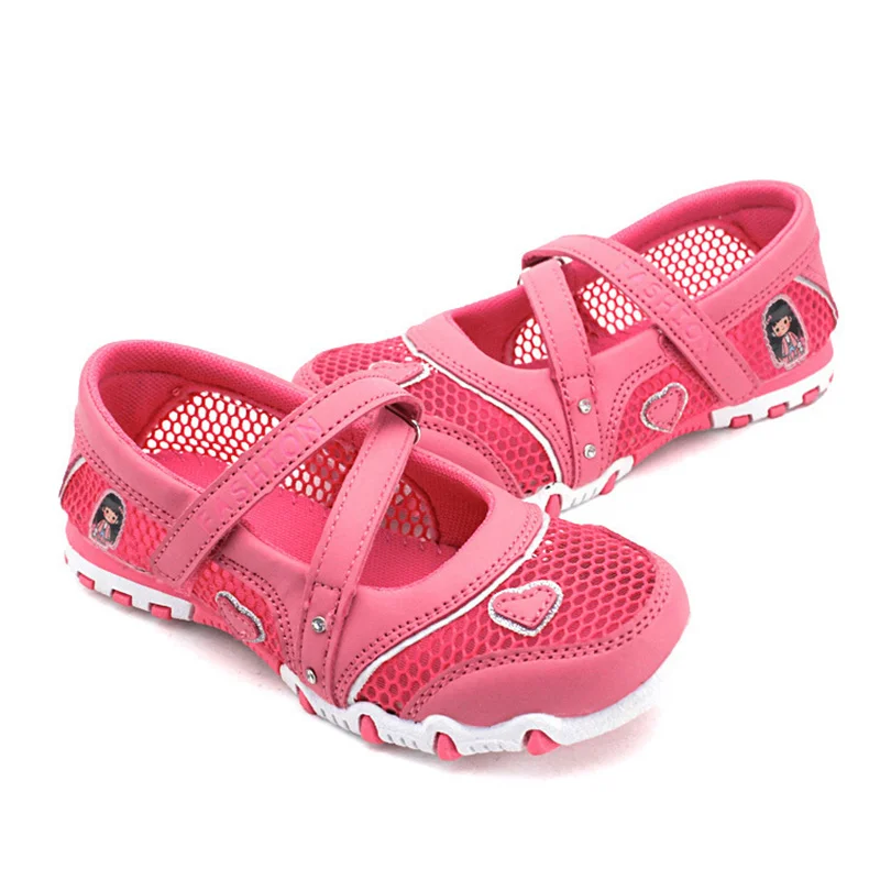 Vendita calda estate di alta qualità antiscivolo scarpe per bambini sandali moda per ragazze sandali principessa cartone animato per bambini piatti