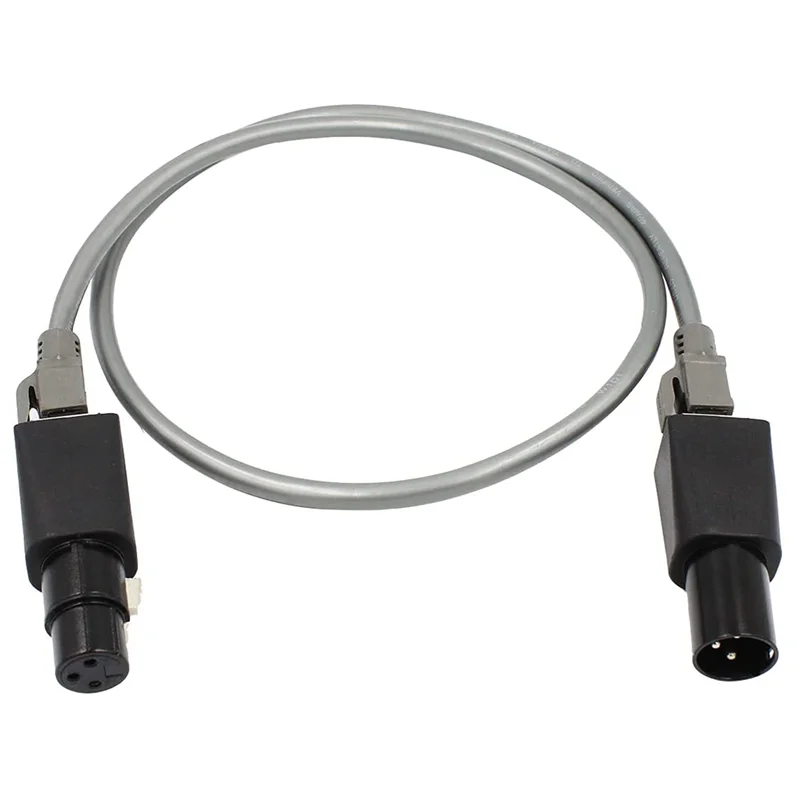 موصل AA84 DMX إلى RJ45 RJ45 إيثرنت إلى 3 Pin XLR DMX مجموعات محولات أنثى وذكر (3PIN 10 أزواج)