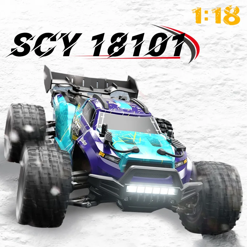 SCY 18101 1:18 RC Car Full Scale Remote Control 4WD Monster Truck Simulation RC Climbing Off-road Vehicle Rc Cars for Adults