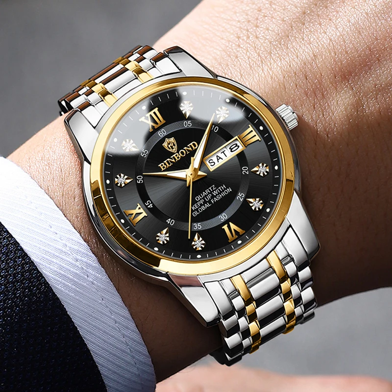 2025 nuovi uomini orologio uomo d'affari orologio di lusso orologi automatici uomo luminoso impermeabile moda orologi da polso al quarzo Montre Homme
