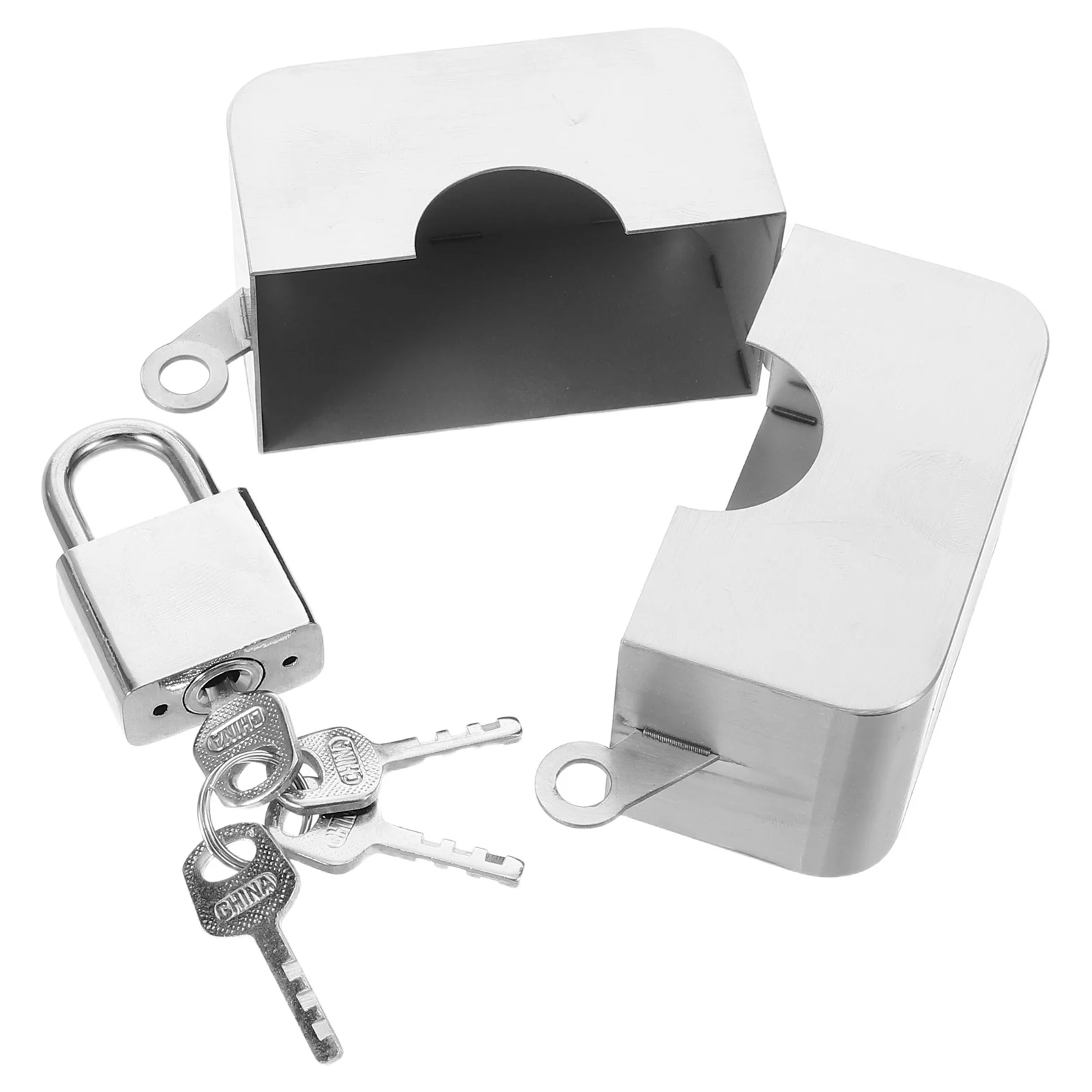 

Stainless Steel Water Valve Lock Hose Bib Key Handle Locks Anti-theft Spigot Metal