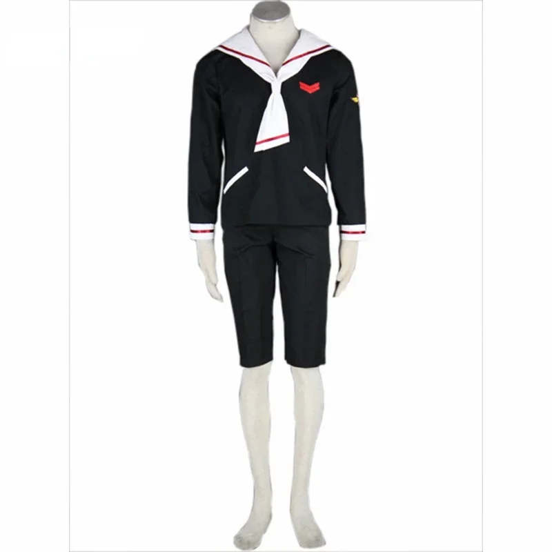 Halloween Great Cardcaptor Sakura Anime Tomoeda Elementary Li Syaoran Winter School Uniform Halloween Cosplay Costume