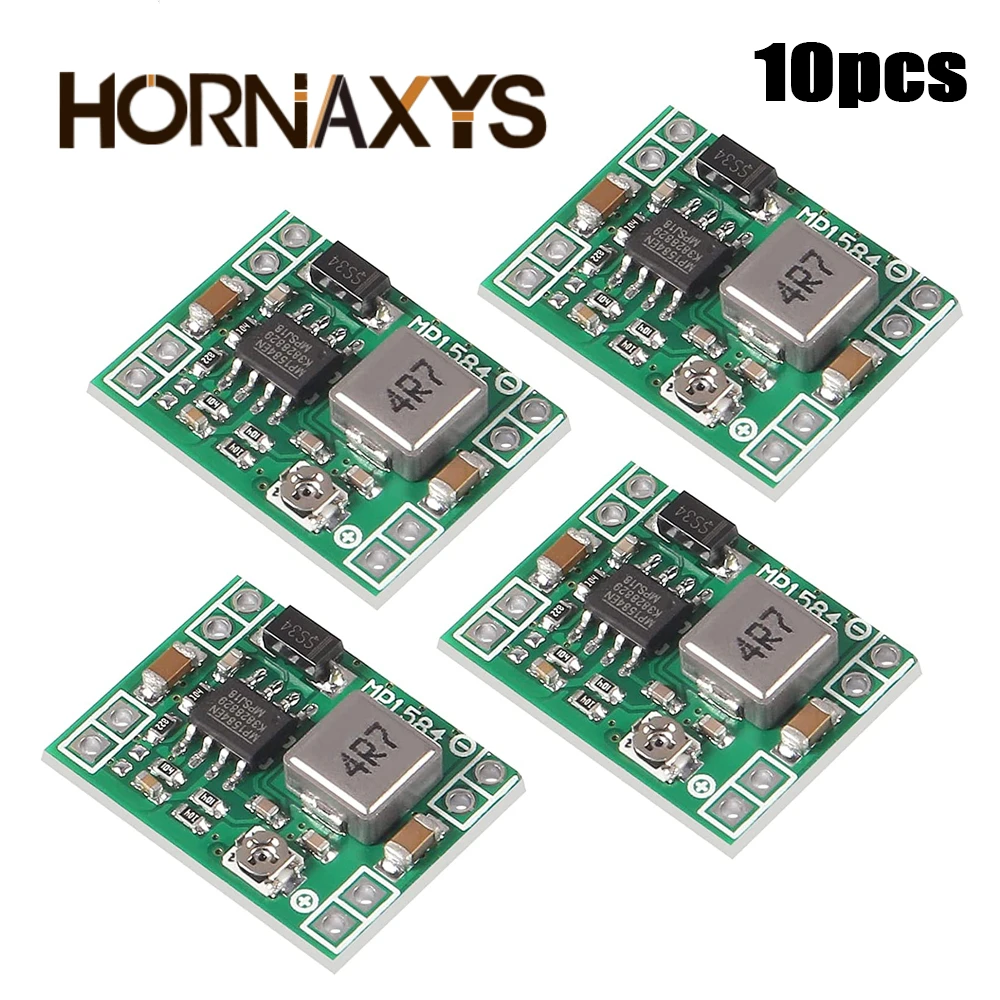 10PCS MP1584 DC-DC Step Down Moduł zasilacza MP1584EN 3A Regulowana przetwornica obniżająca napięcie dla Arduino Zastępuje LM2596 9V 12V 5V 3.3V