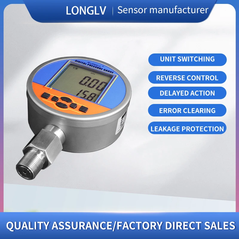 LONGLV YL-806 عالية الدقة مقياس الضغط الرقمي للصدمات