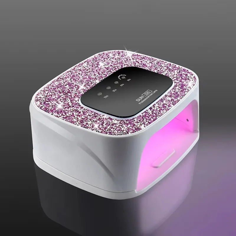 Cross-border factory S20 UV nail lamp dual light source fast glue curing machine plug-in intelligent induction lamp