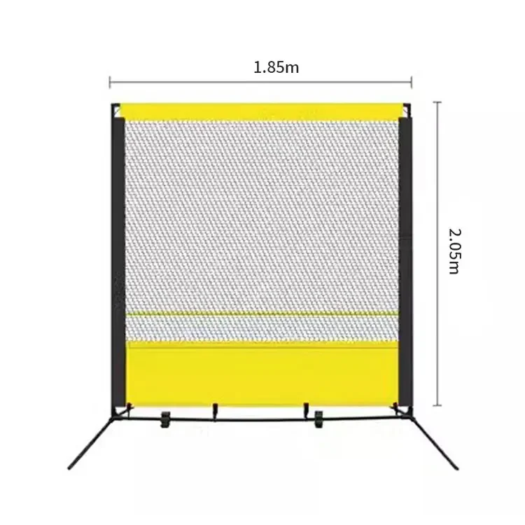 High Quality 2.05m X 1.85m Small Size Tennis Training Rebound Practice Wall Rebounder Net Tennis Backboard Net