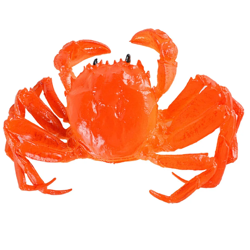 

Simulation Sea Animal Realistic Crab Decor for Aquarium Fish Tank Home Office Bathtub Pool Party Sink Decorative Craft Gift