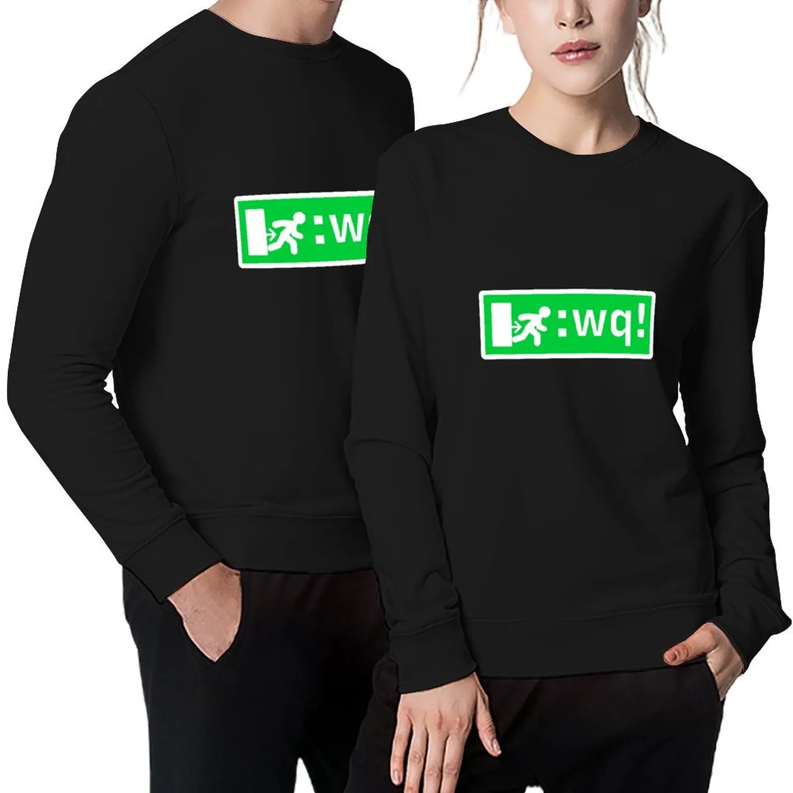

Exit Vim Sign Pullover clothes for men men clothing mens clothes men's coat autumn sweatshirt