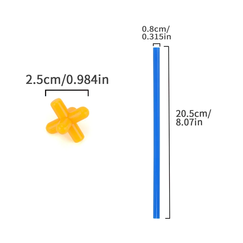 Children'S Puzzle Colorful Straw Toy Kindergarten Smart Stick Assembly House Space Construction Diy Building Blocks