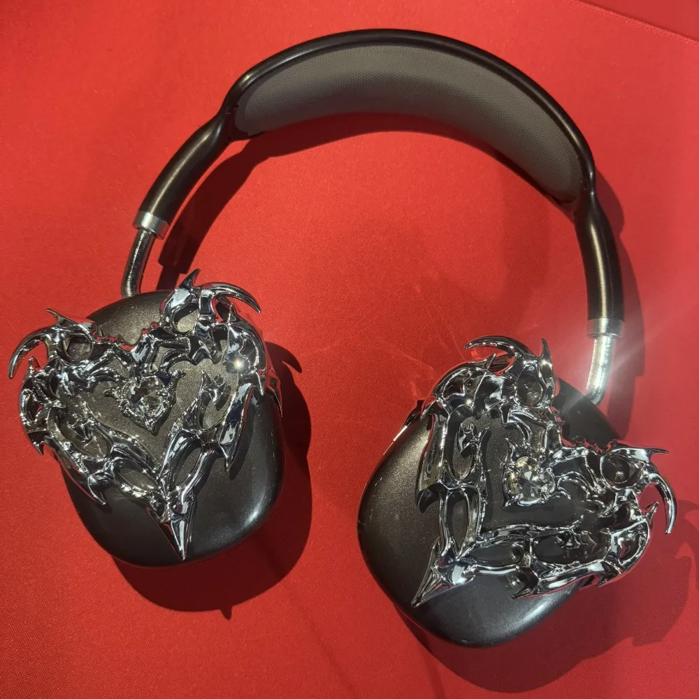for Sony XM5 Case for Airpods Max Case Cover Headphone Case Custom Love Headphones Decoration Attachment Y2K Earphone Accessory