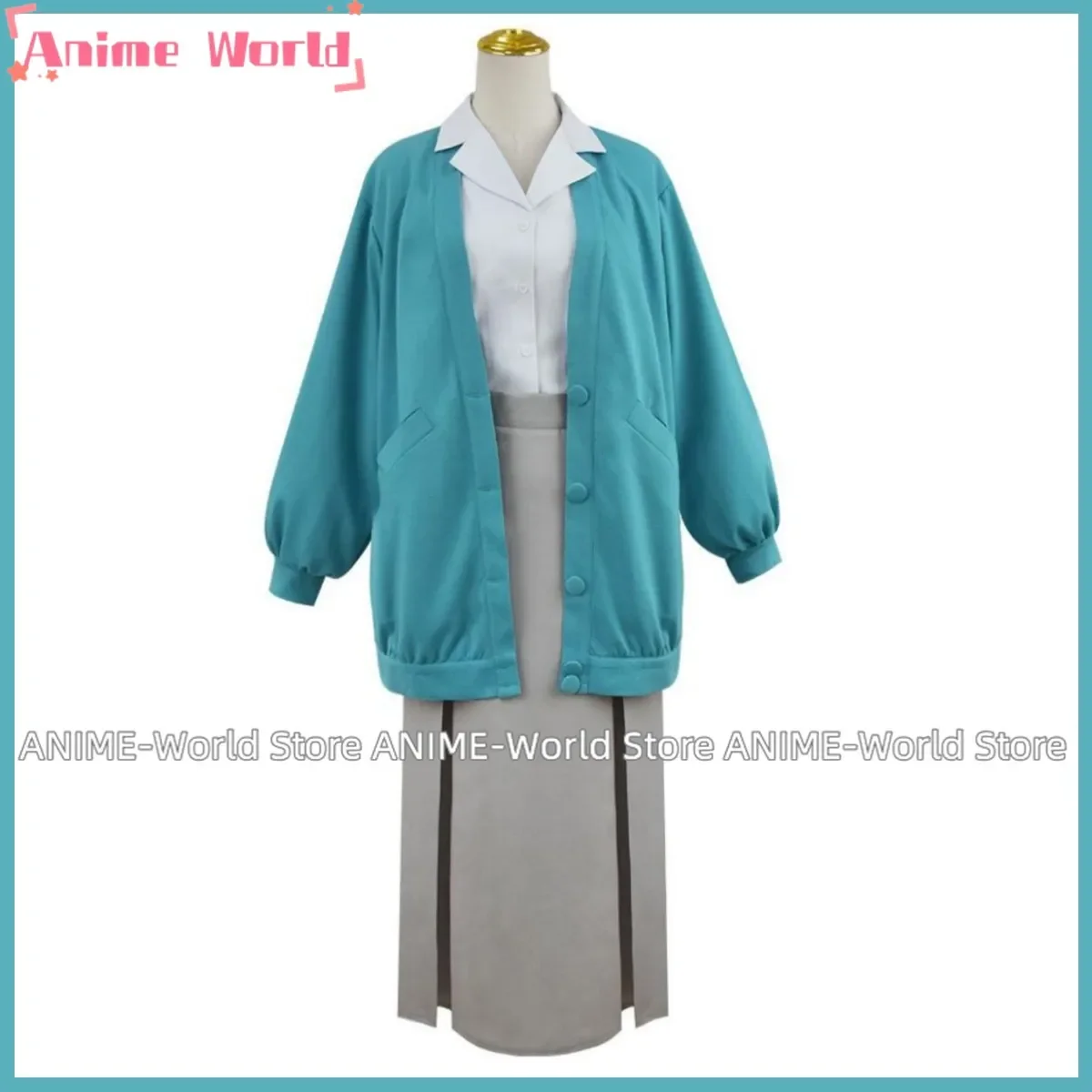 《Custom size》Gushing Over Magical Girls Anemo Nemo Cosplay Costume I Admire Magical Girls Knitwear Coat Kawaii Halloween Set