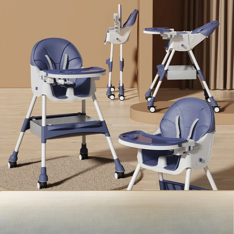 ベビーダイニングチェア調節可能な子供用テーブルと椅子ロッキングダイニングチェア二層家庭用ダイニングチェア