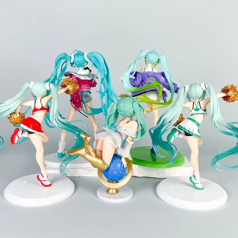 Anime Hatsune Miku Collectible Figures Desktop Ornaments Anime/Manga Beautiful Women Models Gifts For Friends Birthday Gifts