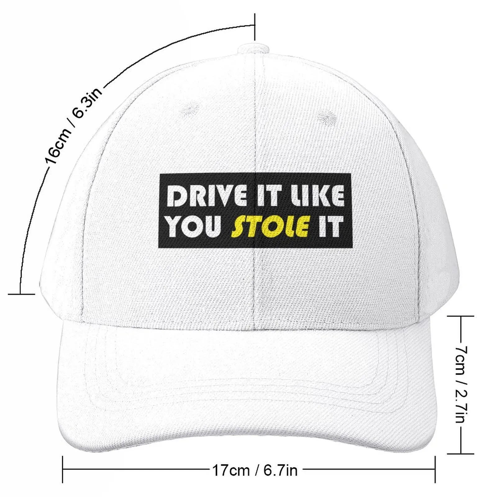 Drive Like You Stole It Funny Car Slap Baseball Cap Fashion Beach Icon cute foam party Hat Mens Hats Women's