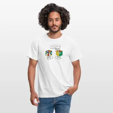 The Rubik's Cube Humor Makes Things Complicated (Men's T-shirt) Cotton Bestseller