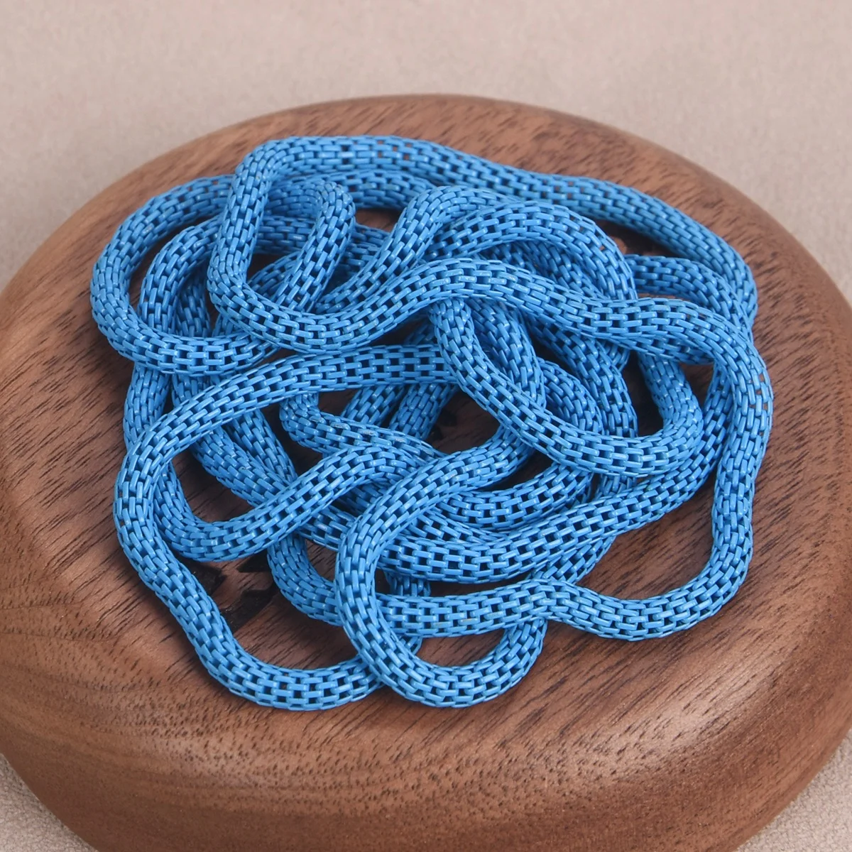 120CM Color Coated 3mm Hollow Iron Metal Closed Snake Chain Necklace For Jewelry Making DIY Crafts Findings