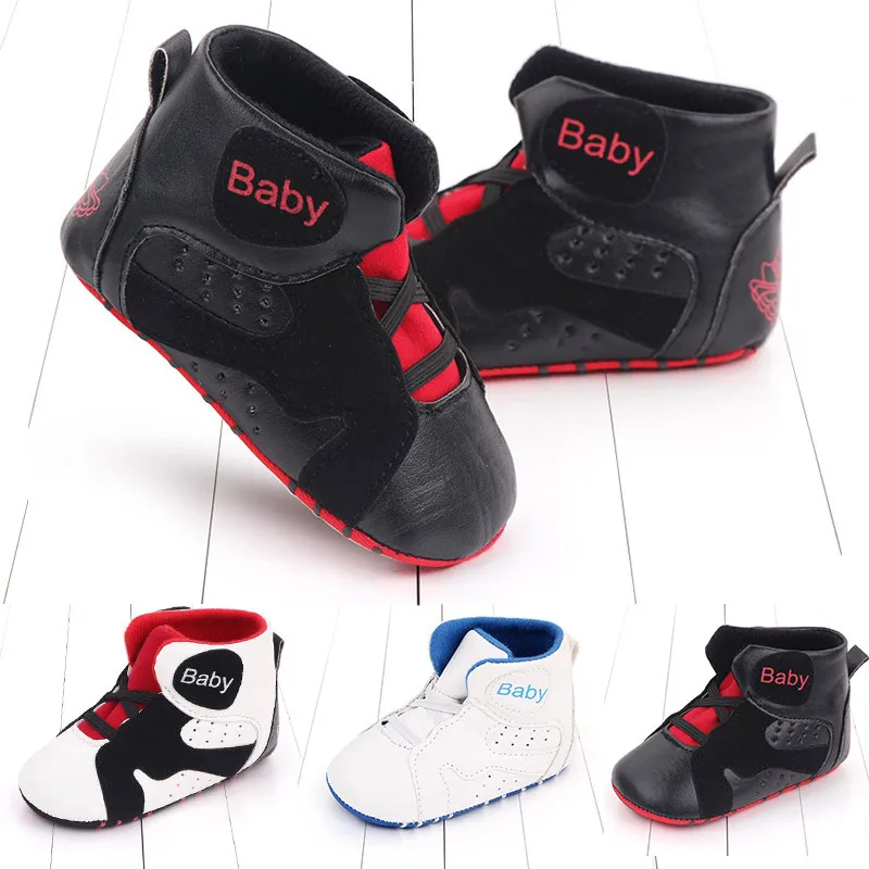 

Yibubu Black Baby shoes Cute and Generous Simple and stylish Infant Learning-to-Walk Shoes Soft soled indoor loafers for babies