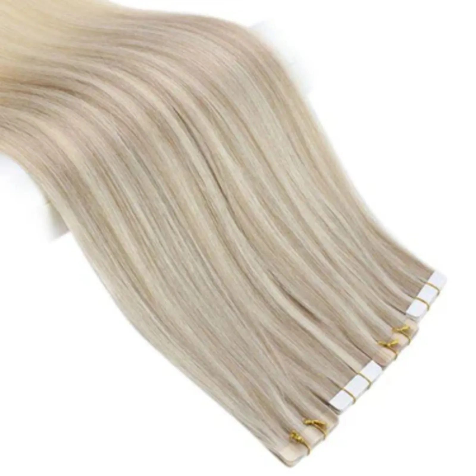 [Virgin Hair] Youngsee Double Sided Tape Brown Color Premium Hair Extensions 14-24Inch 10-20Pcs High Quality Hair