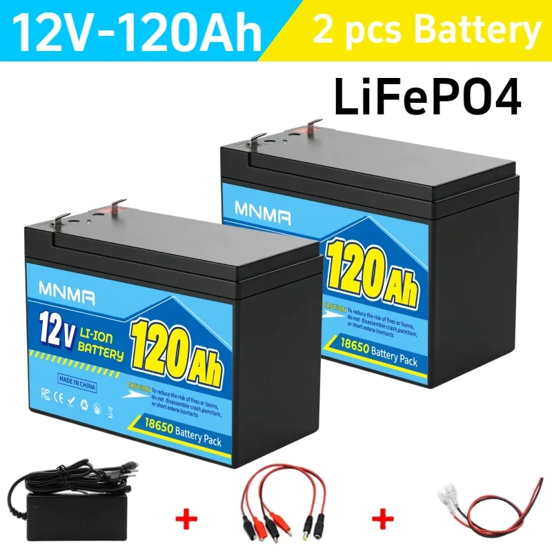 

Аккумулятор LiFePO4 12В 120000мАч со встроенной BMS, литий-железо-фосфатный аккумулятор для солнечных панелей, детских колясок, автодомов, лодок