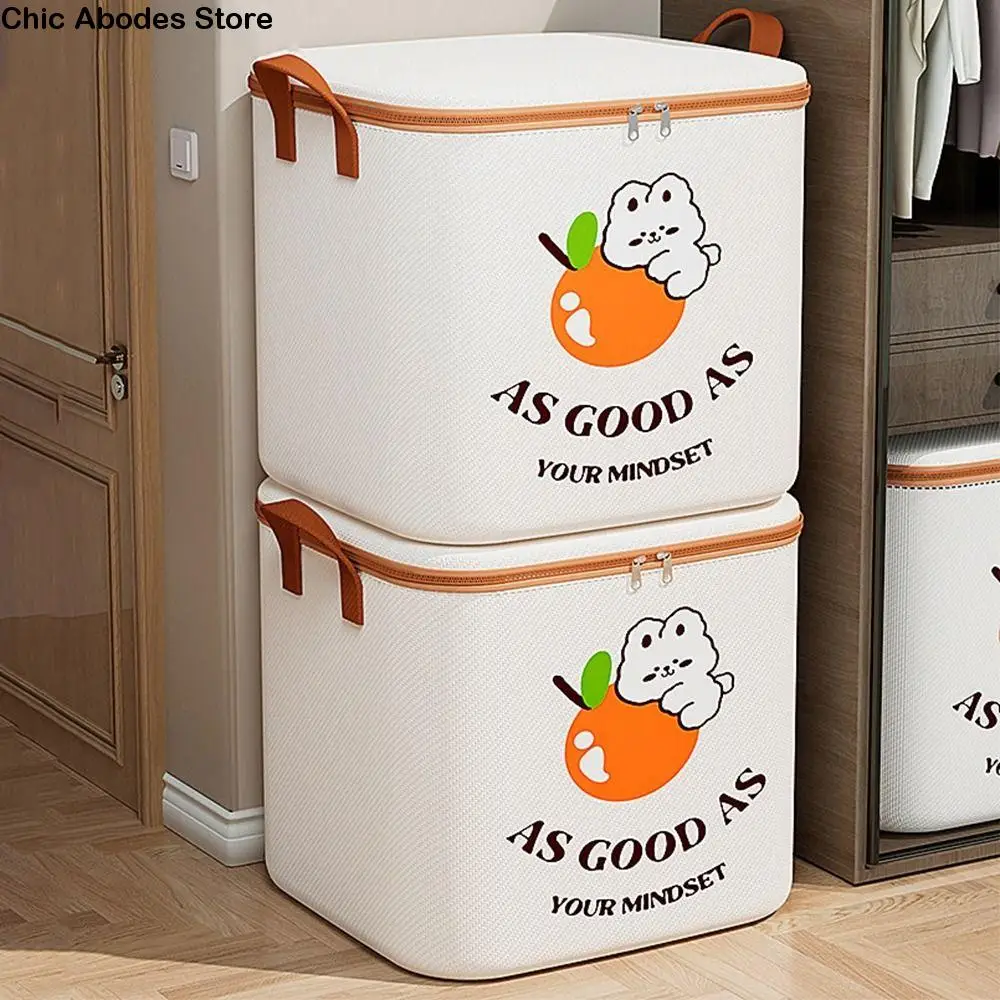 

Non-woven Fabric Clothes Quilt Storage Bag Dustproof Thickened Clothes Packing Box Moisture-proof Large Capacity