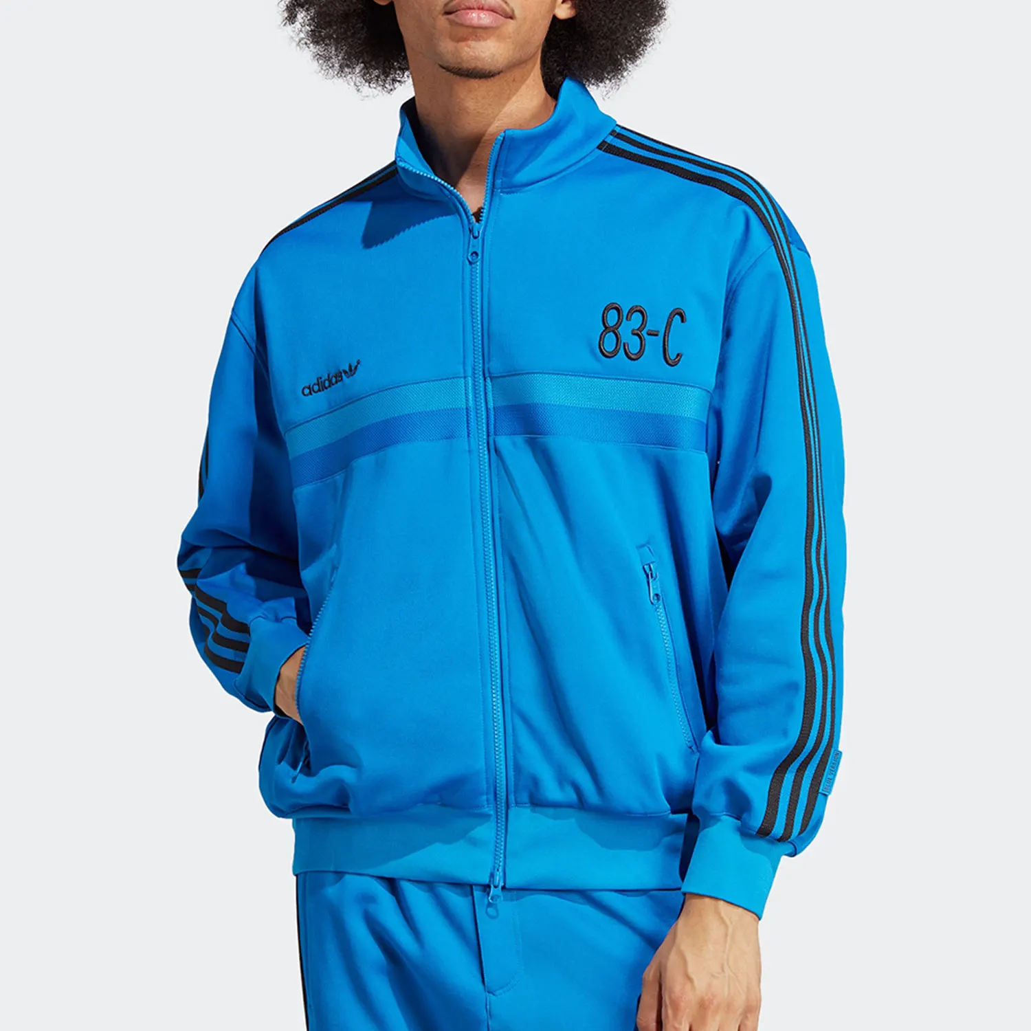 

Adidas Official Authentic Three Stripes New Men's Sports Casual Stand Collar Jacket IA2468