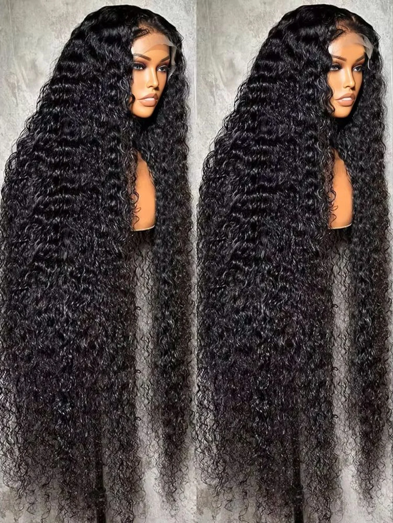 Parrucca frontale a onda profonda 13x4 Hd Parrucche sciolte a onda profonda in pizzo Capelli brasiliani Linea sottile naturale Parrucca anteriore in pizzo pre pizzicato per capelli umani