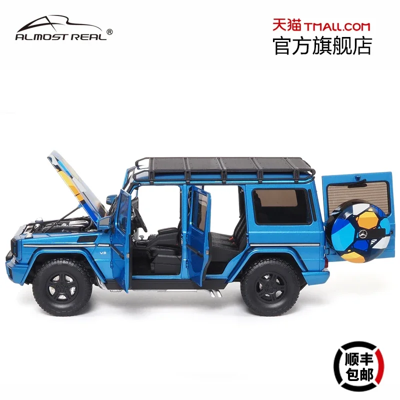 1:18 Mercedes-Benz Clase G (W463), juego de moda de coche en miniatura estático de aleación, colección avanzada para adultos, exhibición de piezas de recuerdos.