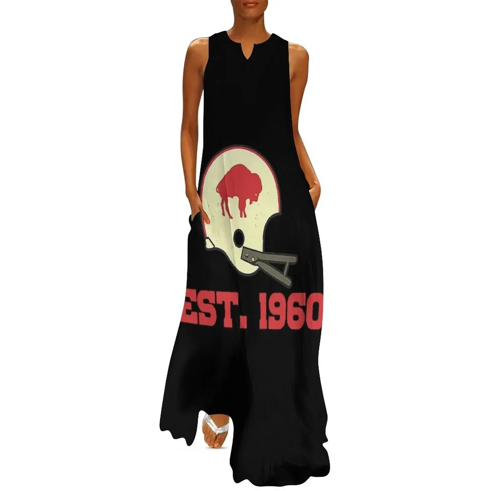 

Bills est. 1960 [Vintage Distressed] Long Dress prom dress 2025 luxury woman party dress for woman