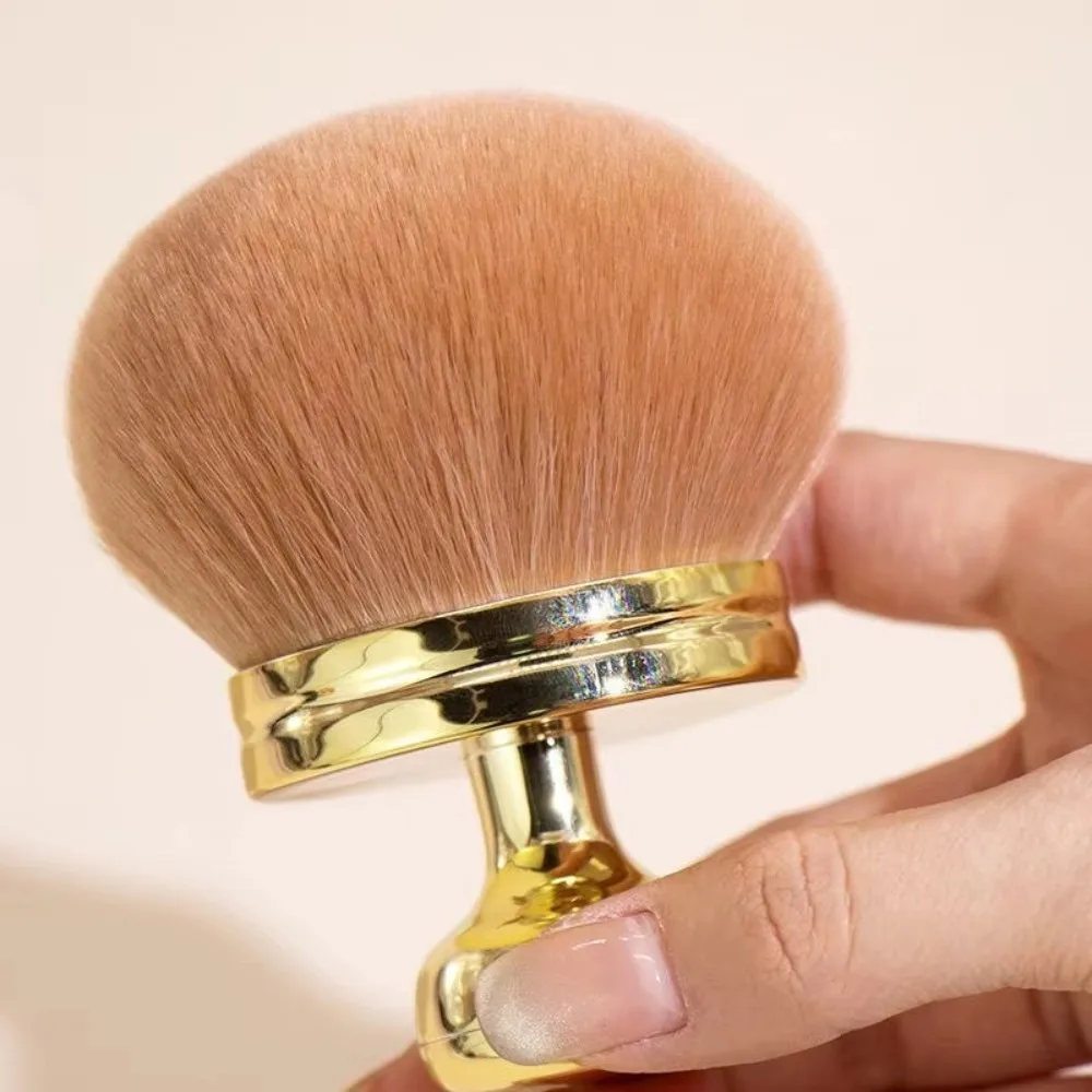 Pennello per trucco corpo extra large Capelli sintetici morbidi Applicatore professionale per schiena autoabbronzante Pennello per fard in polvere a testa larga da 74 mm