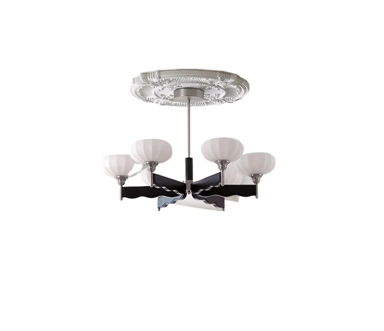 

Chandelier hall main light 2025 new black walnut solid wood designer bedroom study lamp