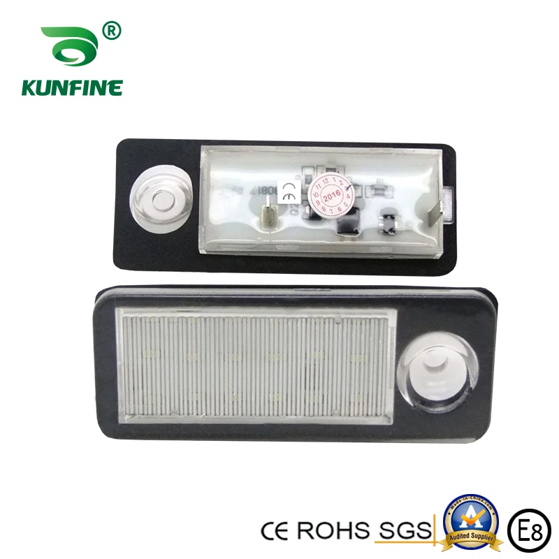 2PCs Car LED Number License Plate Light LED License Lamp For Audi A6 C5 /4B Avant/Wagon RS6/RS6 Plus 2003 2004 OEM No. 4B9943021 view 3