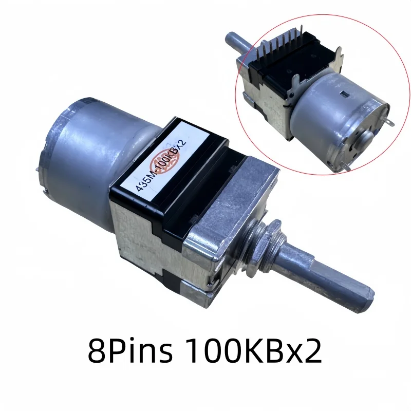1 st MARANTZ PM6006 Volume Potentiometer ALPS RK168 Motor Potentiometer 50KBx2 100KBx2 Dual 8-pin Met Tap 25 MM Hlaf As