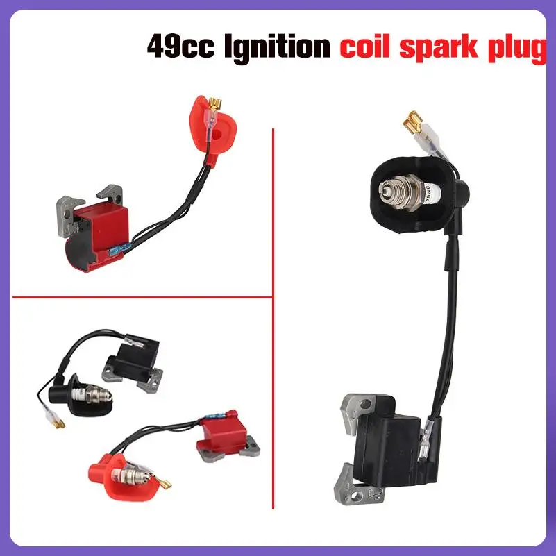 Mini motorcycle accessories two charge 47/49CC sports car off-road four-wheel high-voltage package ignition coil  Spark Plug