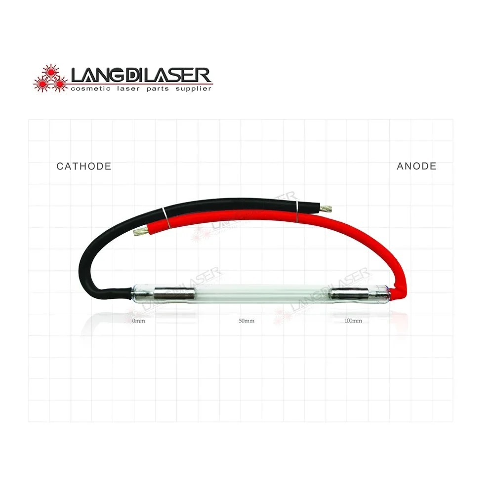 

ipl flash lamp with dimension : 9*65*120F - anode wire bend , as lamp outer dia. 9mm , more powerful