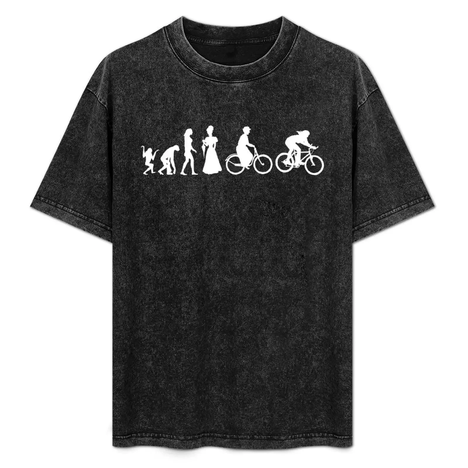 Bike Women's Evolution of Cycling T-Shirt summer shirt heavyweights Short sleeve tee shirts graphic tee men