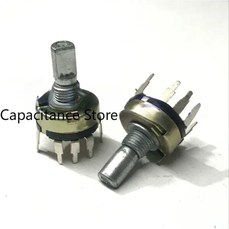 

5PCS 17-type rotary potentiometer B10K radio volume adjustment, dimming and speed regulation 5 pins