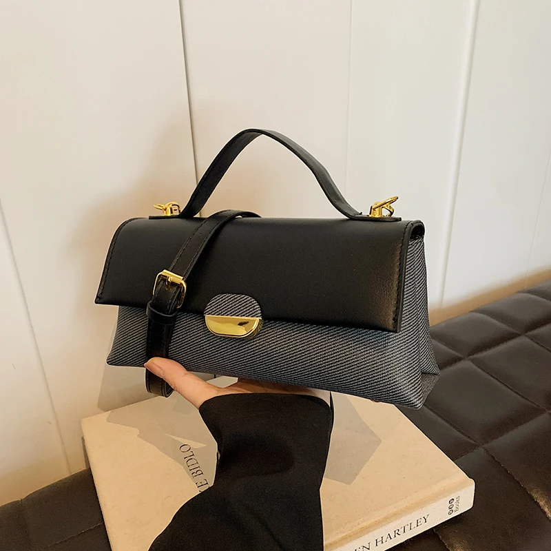 Women's Bags Autumn and Winter New Handbags Women's Simple Crossbody Bags Retro Versatile Shoulder Bags Fashion Trendy Texture Small Bags for Women