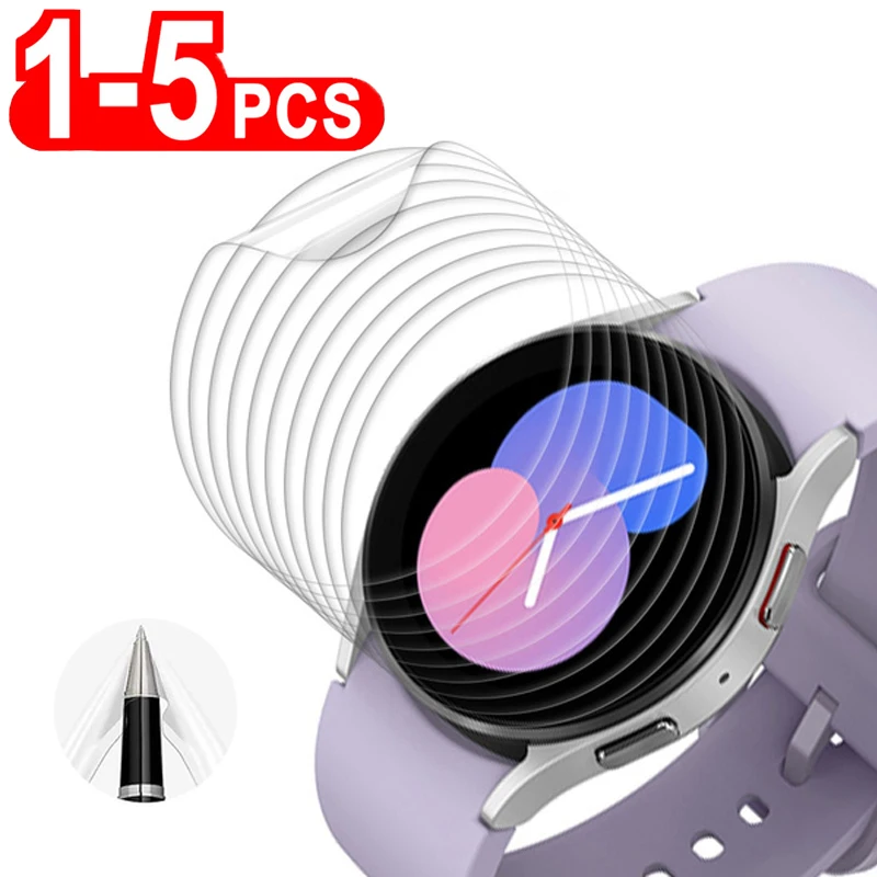 Soft Hydrogel Protective Film For Samsung Galaxy Watch 3 4 5 Pro Screen Protector For Watch 4 Classic Gear S3 Frontier Active 2