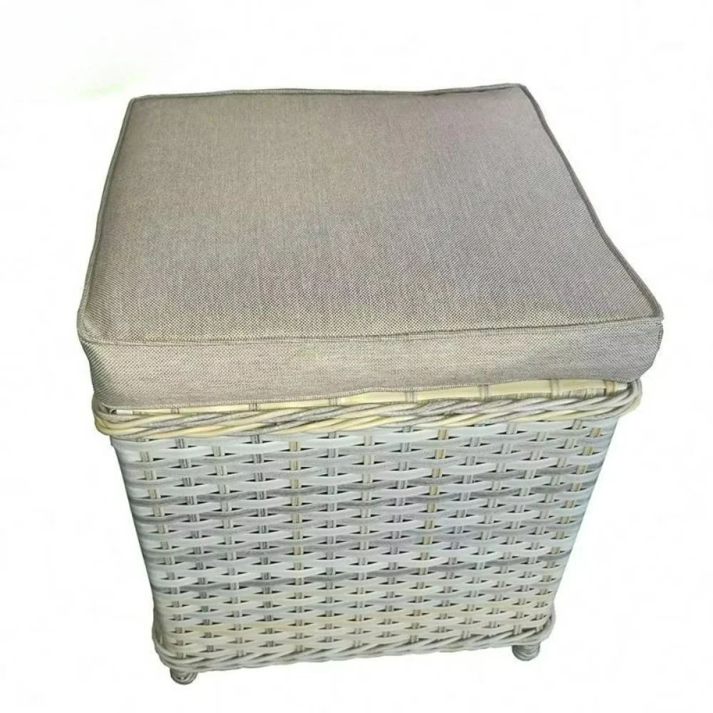 طقم أريكة حديقة خارجي فاخر بتصميم حديث ومسند ظهر من الخيزران وأثاث فناء للفنادق وقاعة الفيلا والشقة راحة معززة #4