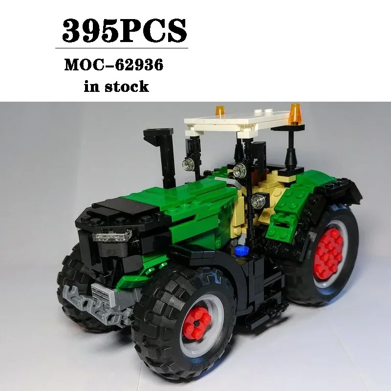 Building Blocks MOC-62936 Farm Tractor Equipment Construction Model Ornament 395PCS Children's Birthday Gifts Christmas Toys