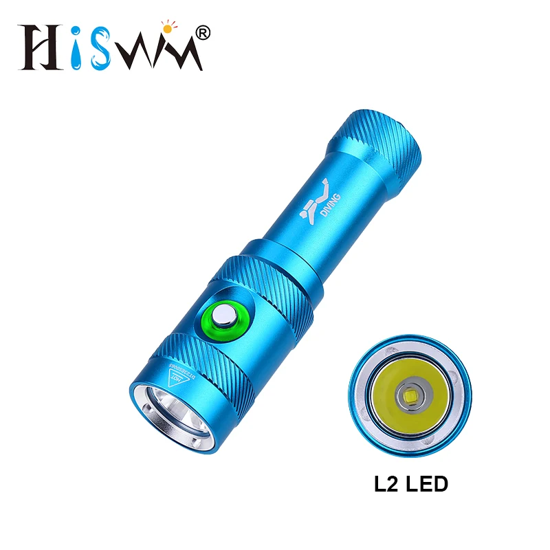

HISWN DM006 Professional diving flashlight 1050LM 10W high power IPX8 waterproof linterna led recargable