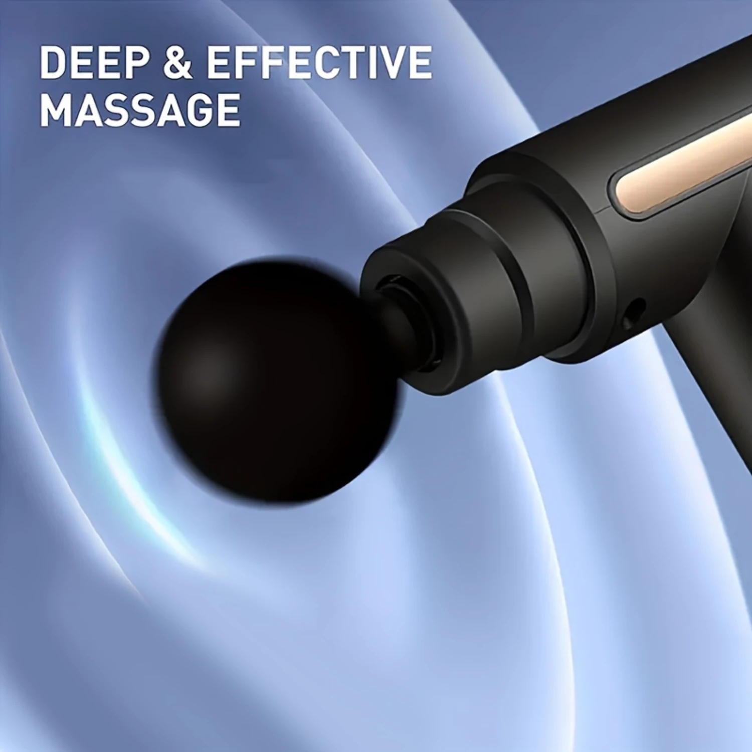 Ultra-Quiet Portable  Massage Gun With 6 Speeds - Rechargeable, Handheld Muscle Relief Device For Fatigue Reduction