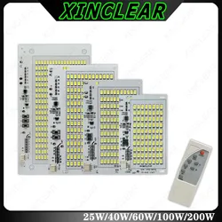 LED Light Board White 20W 40W 60W 100W 200W SMD 5730 Solar Light Source Panel For Outdoor Garden Lamp Remote Control Floodlight