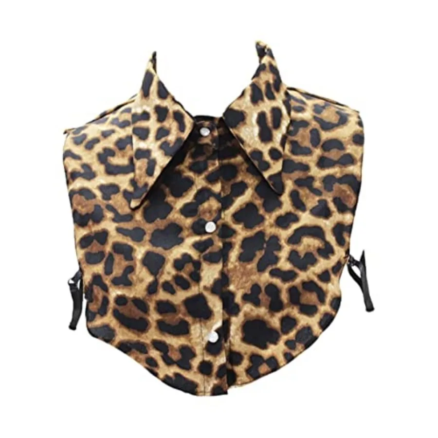 

Ll Fake Collar Detacable Dickey Collar Blou alf Sirt Eroidery Sirt Layered Collar Fal Collar