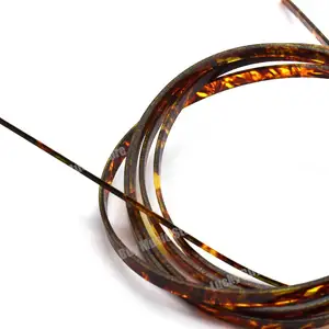 Binding Body Guitar Project Purfling Strip, Cool Guitar Parts, Celluloid, Shell Red Turtle, 1650x2, 4, 5x1.5mm 10 Main Sales Body Guitar - №6