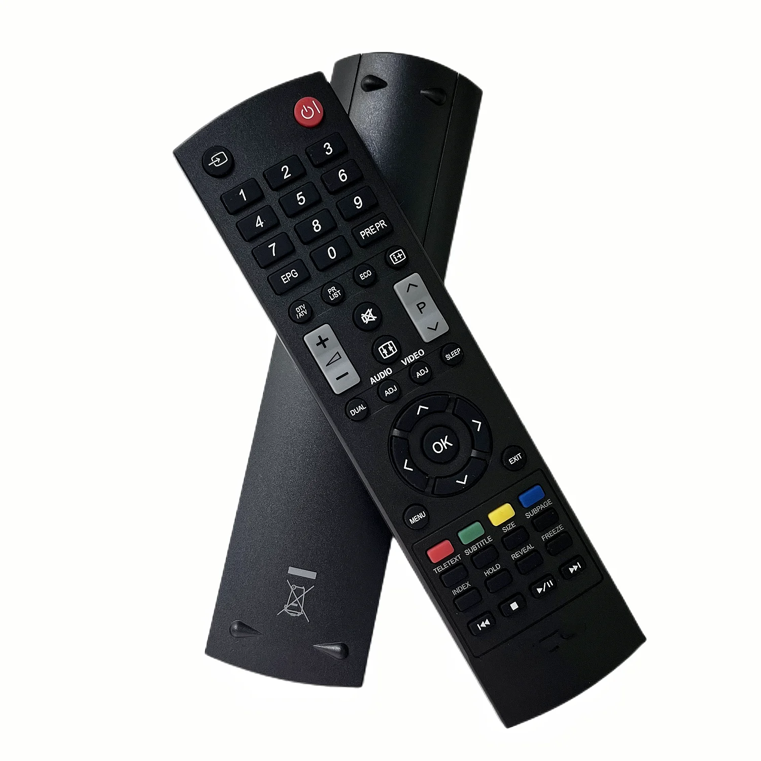 Controle remoto apto para Sharp Audio e Video TV, LC-32LS510, LC-46LE620U, LC-15A2U